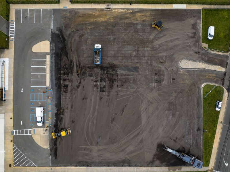 Parking Lot Excavation in Ellijay, GA